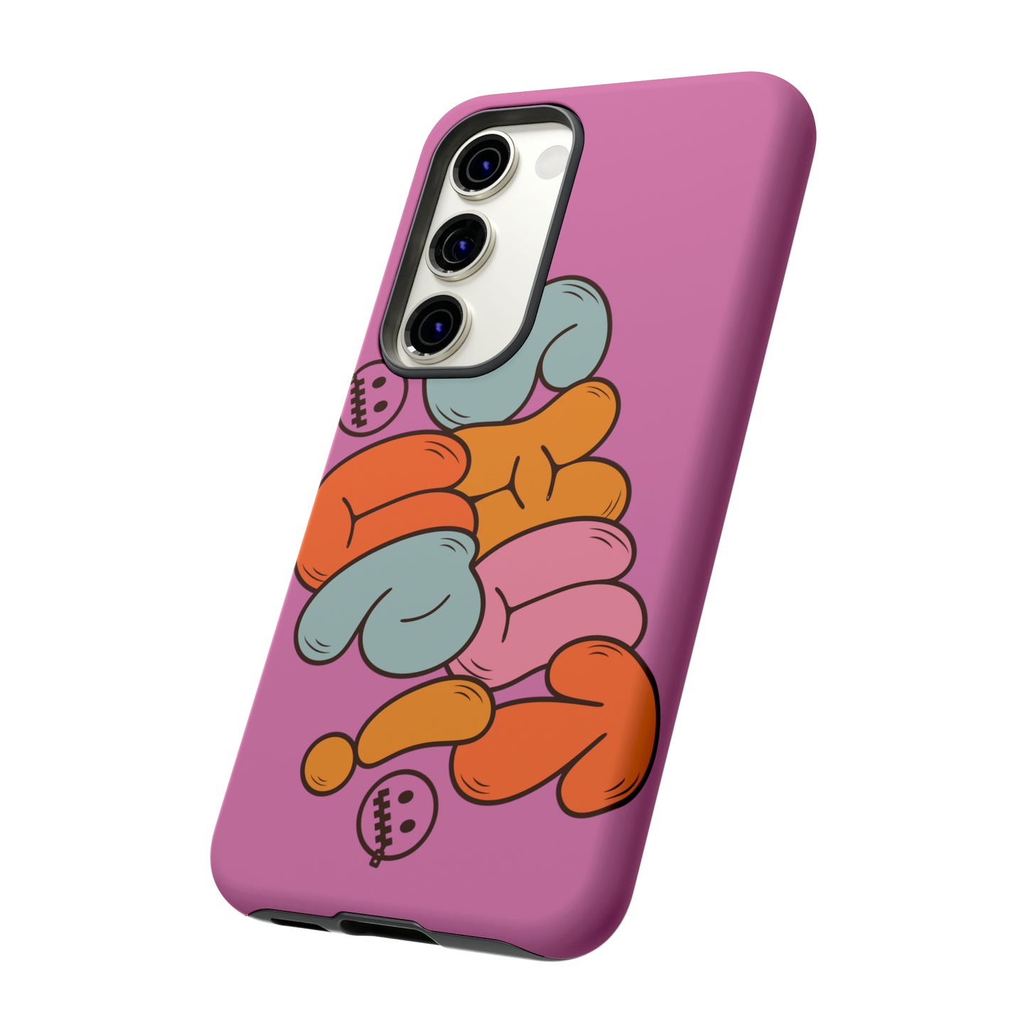 Shut Up Phone Case | Warm Retro Psychedelic Colors | For iPhone, Pixel, Samsung