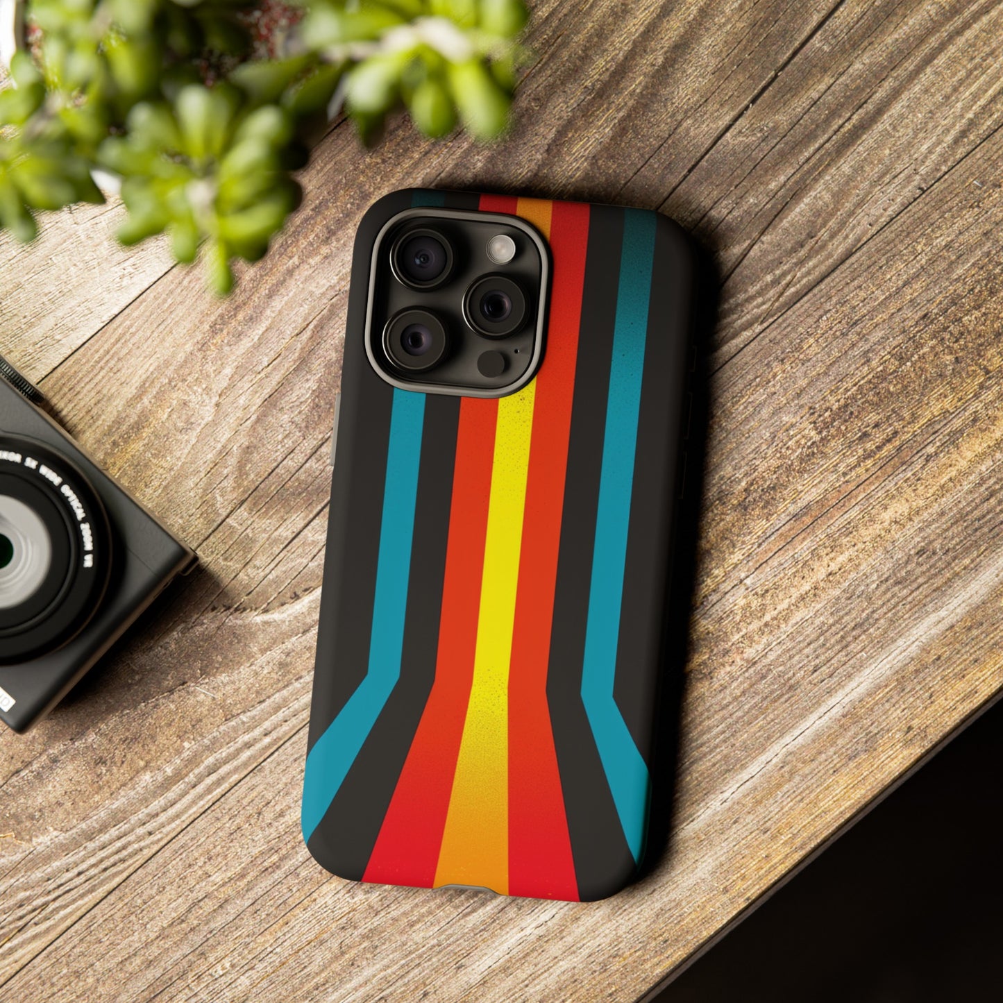 Retro Lines 1980s Flashback Phone Case