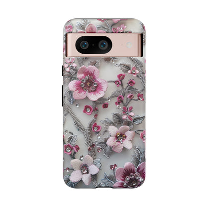 Coquette Aesthetic Floral Art iPhone 12 Case