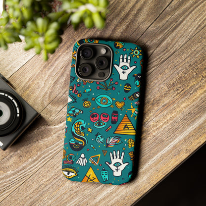 UFOs and Ancient Egypt Talisman Collage Phone Case