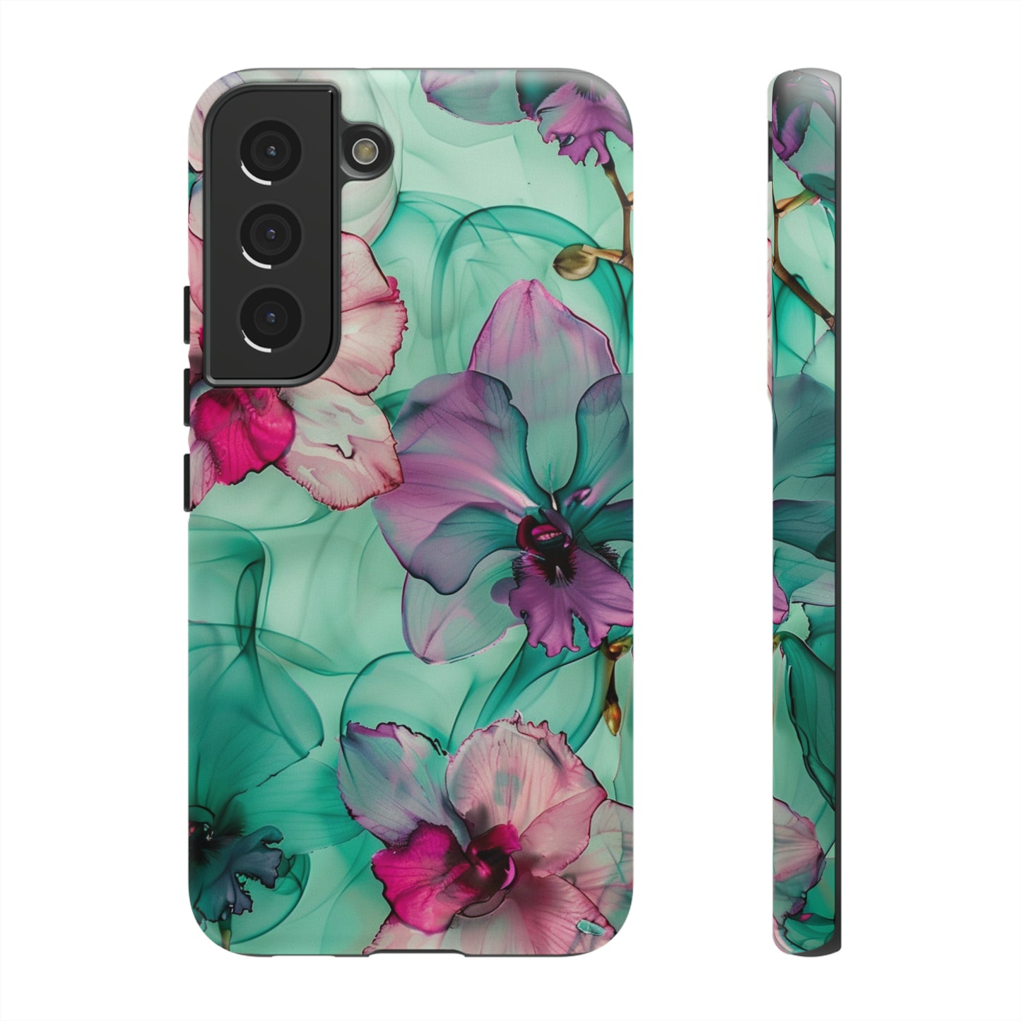 Watercolor Floral Orchids Phone Case