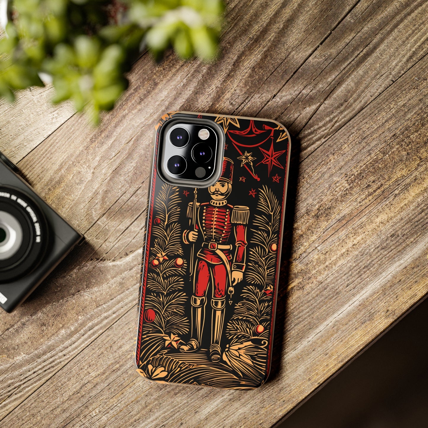 Guardian of Yuletides Past: Vintage Christmas Toy Soldier | Tough iPhone Case