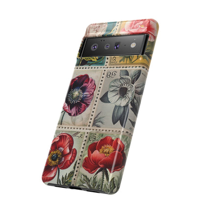 Vintage Floral Stamps Phone Case