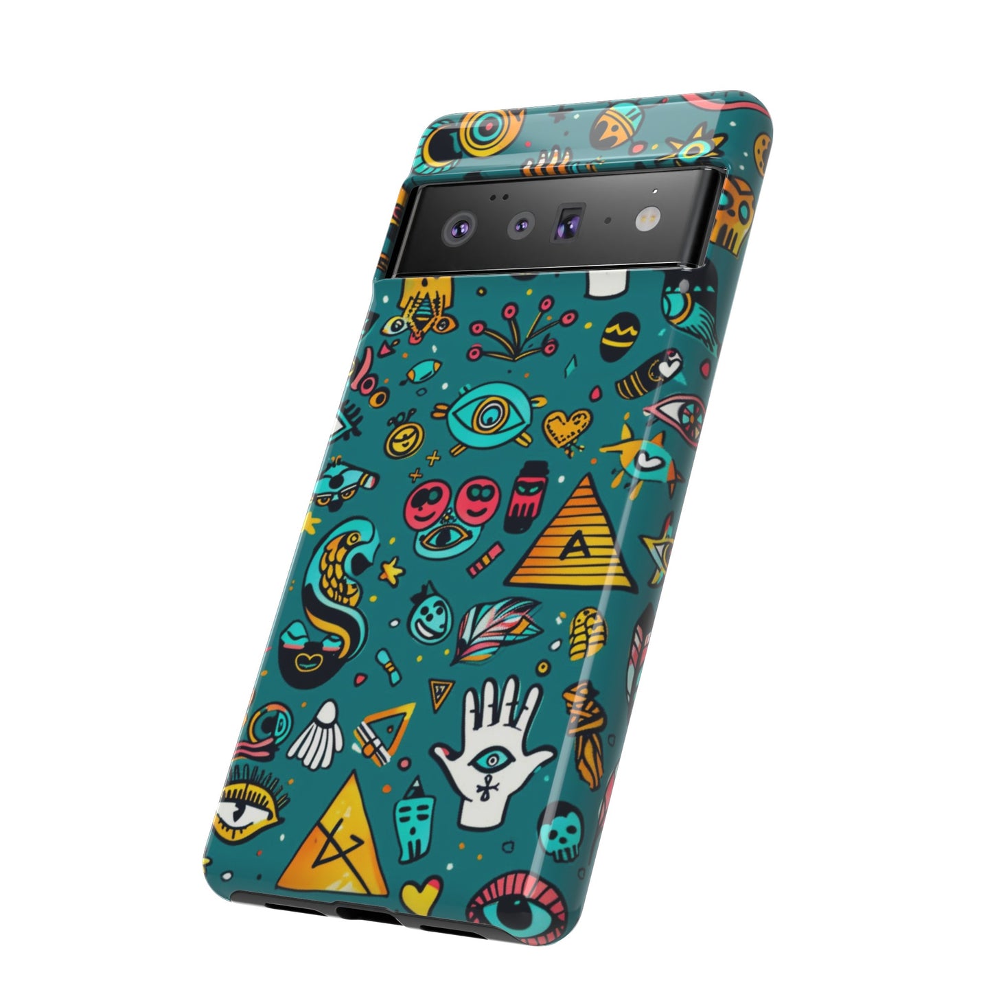 UFOs and Ancient Egypt Talisman Collage Phone Case