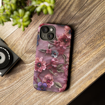 Coquette Aesthetic Floral Art Phone Case