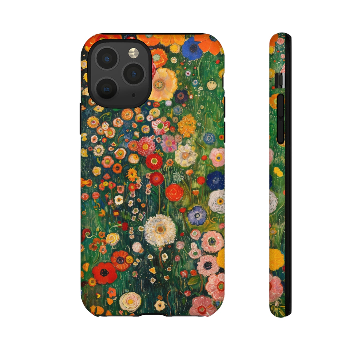 Gustav Klimt Style Flower Garden Painting Phone Case