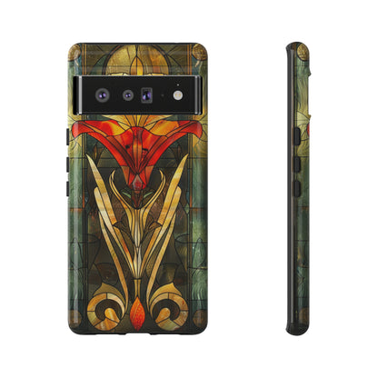 Art Deco Stained Glass floral Phone Case