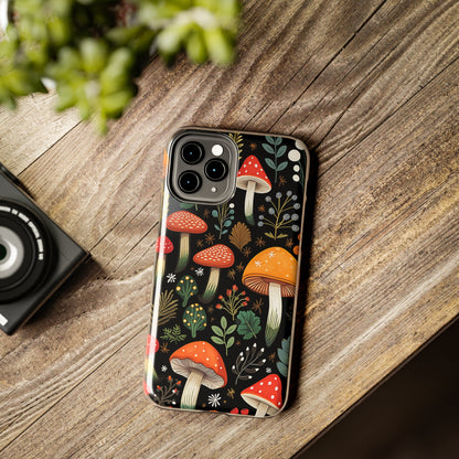 Psychedelic Magic Mushrooms Phone Case | Dive into Vintage Vibes