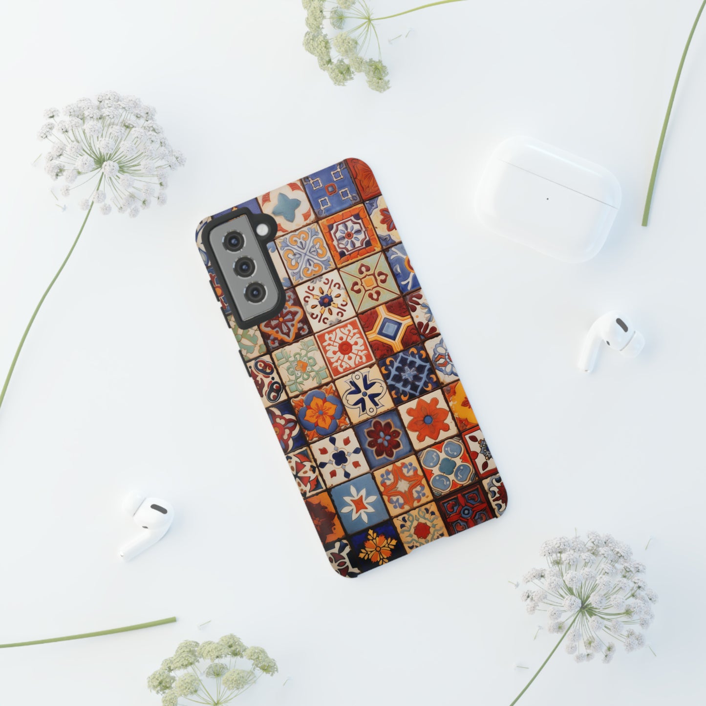 Mexican Tile Phone Case Fits all iPhone 15, Samsung and Pixel