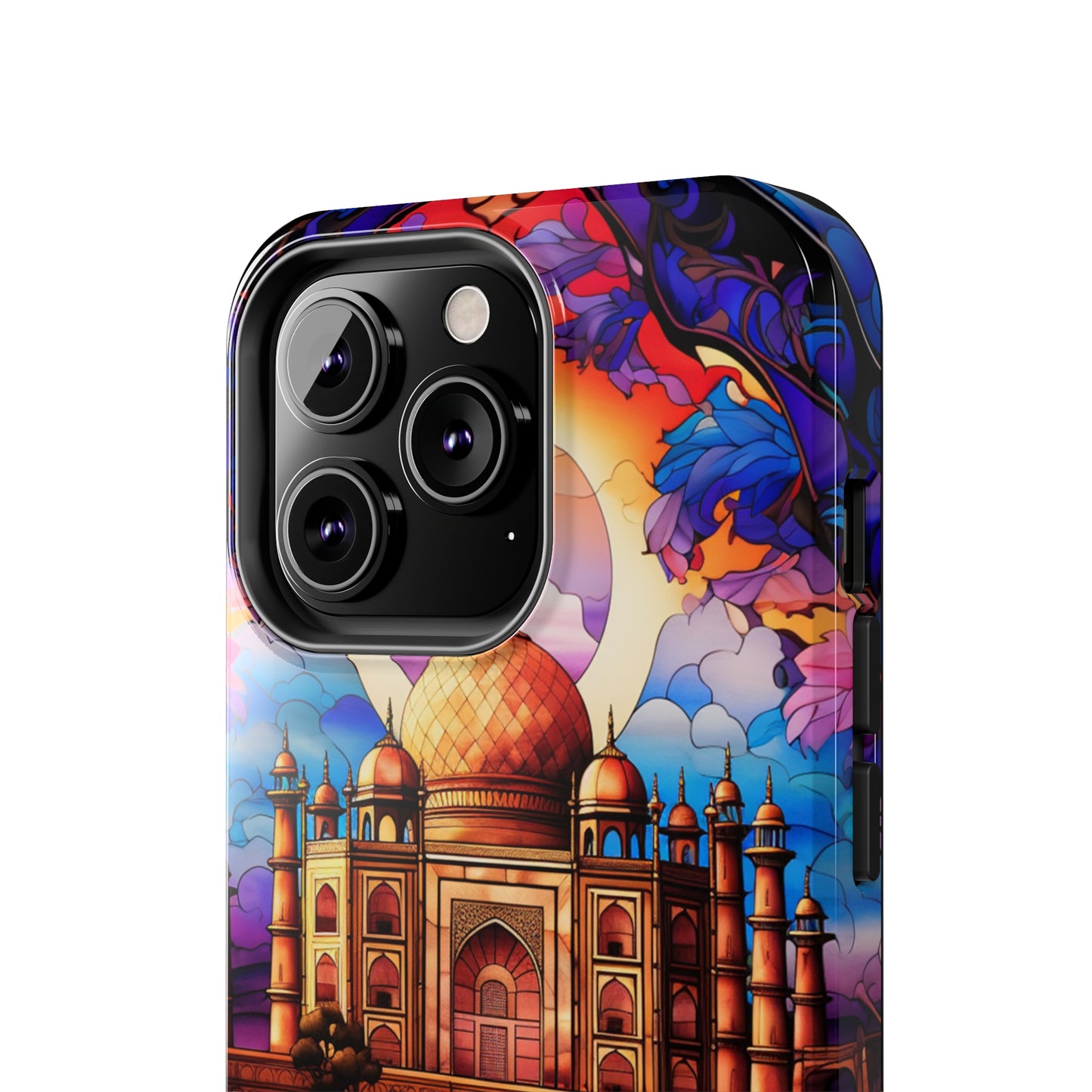 Taj Mahal Silhouette iPhone Case | Royal Elegance for Models 11 through 14 Pro Max