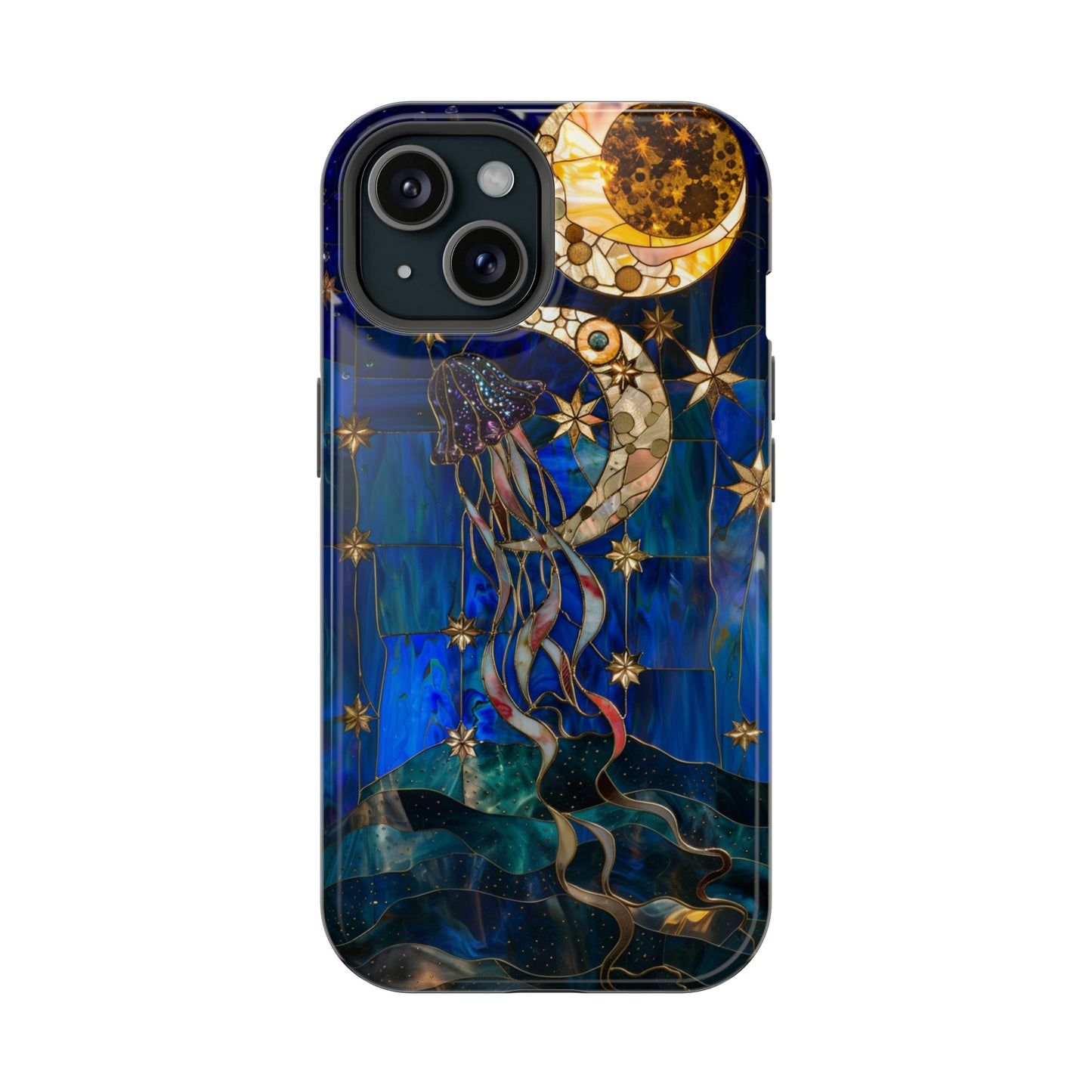 Celestial undersea phone cover for iPhone 14