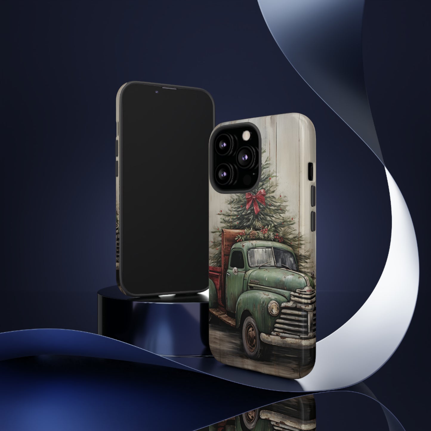 Christmas Pickup Truck Phone Case for iPhone