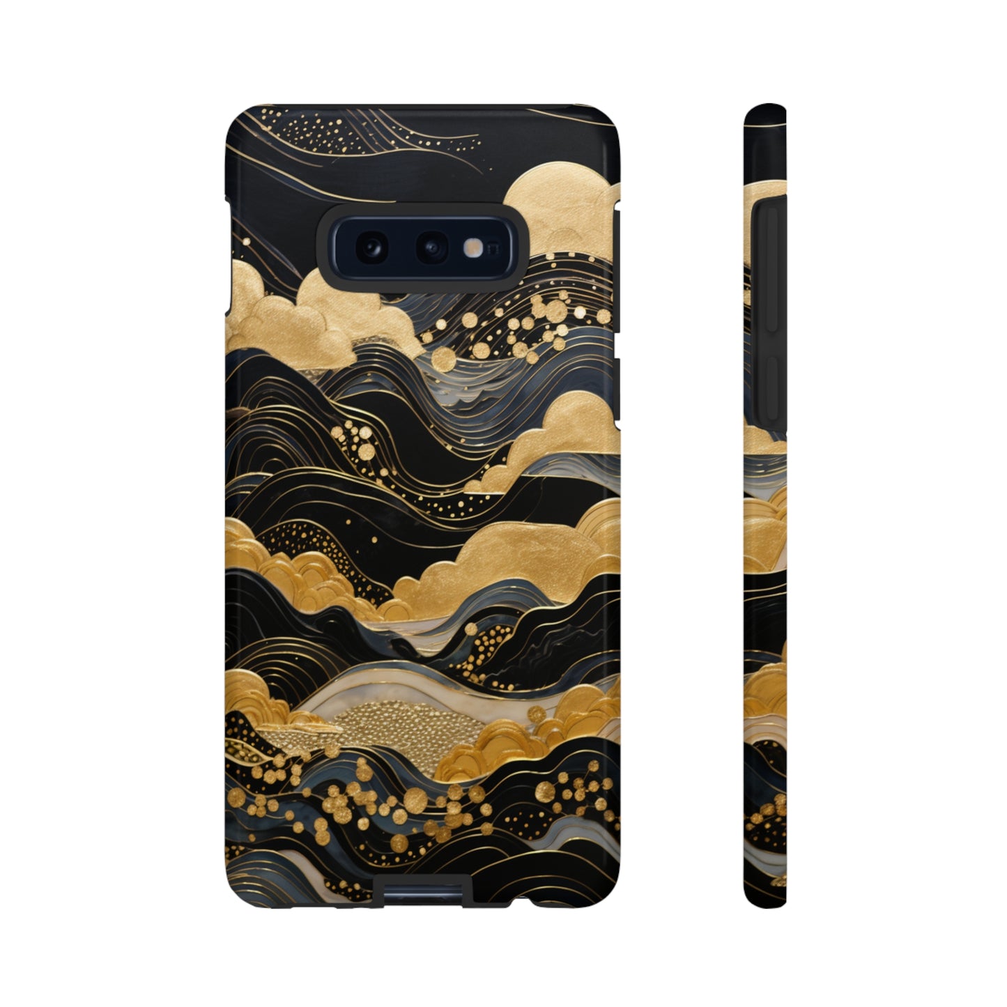 Chiyogami Mountains Tough Phone Case fits Galaxy S23 S22 S21 S20 Plus Ultra | Iphone 14 13 12 11 8 Pro Max Mini | Pixel 7 6 Pro 5 | Japanese