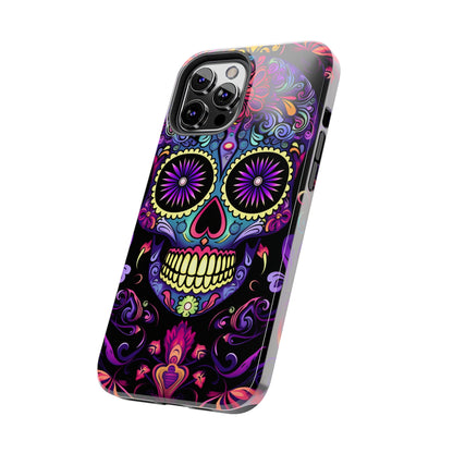 Sugar Skull iPhone Case | Dia de los Muertos Tough Case for iPhone 11, 12, 13