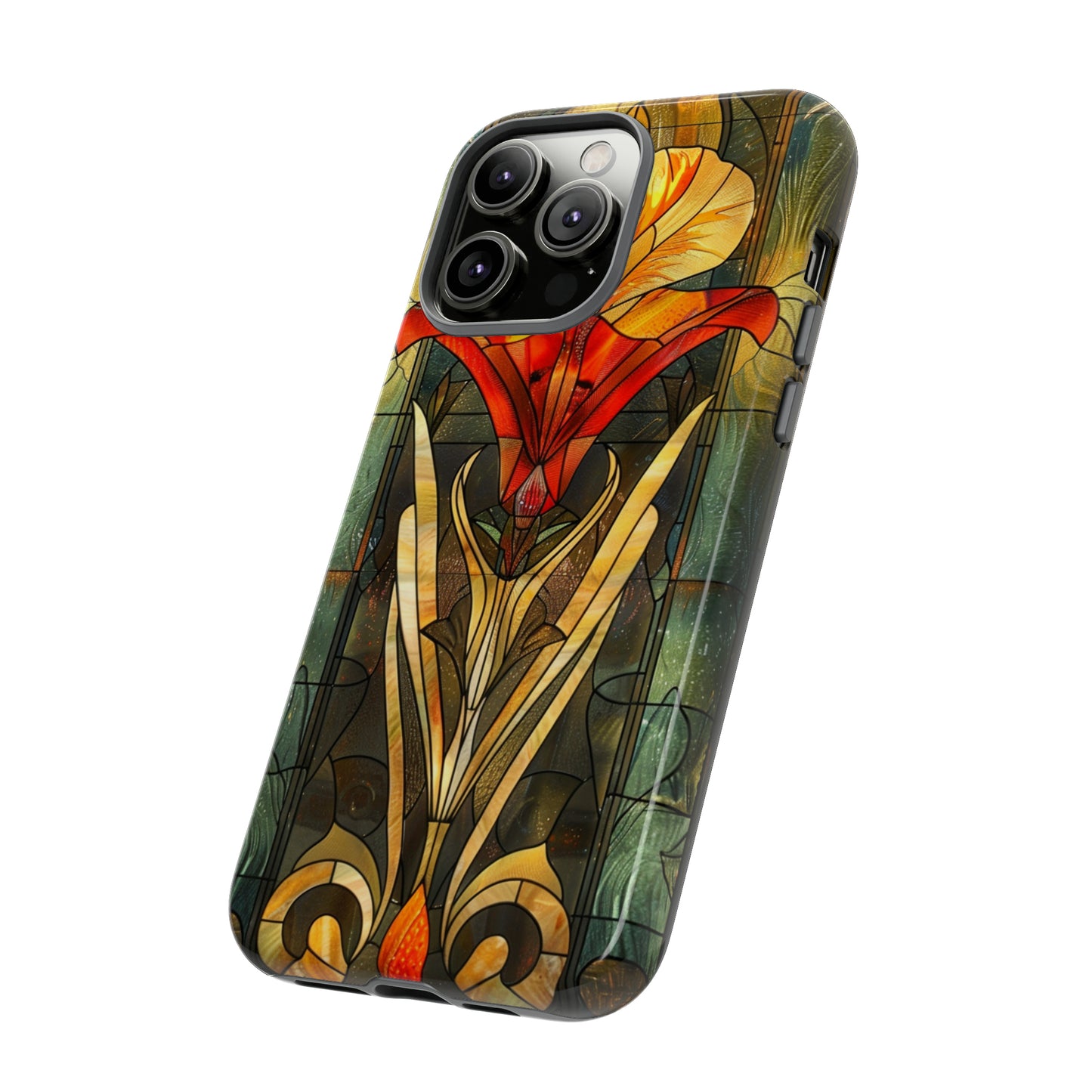 Art Deco Stained Glass floral Phone Case