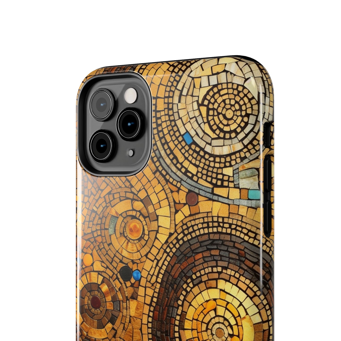 Golden Spiral Tile iPhone Case | Add Glamour and Elegance to Your Device