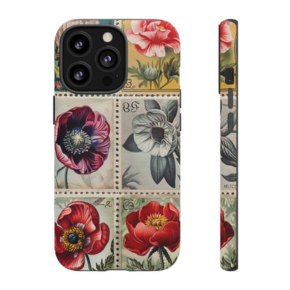 Vintage Floral Stamps Phone Case