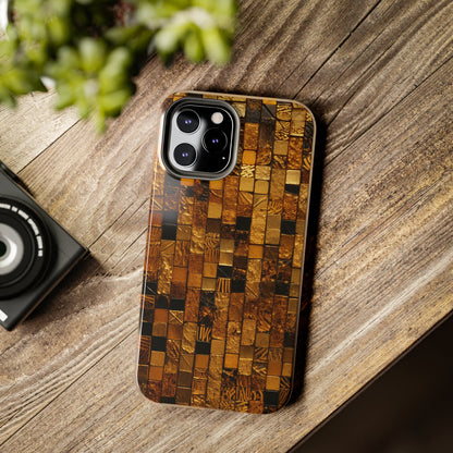 Golden Tile iPhone Case | Add Glamour and Elegance to Your Device