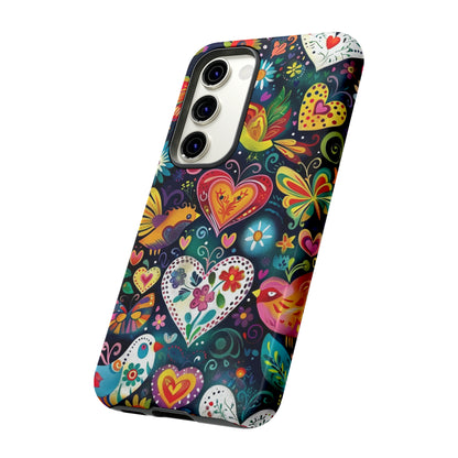 Floral Butterfly Magic Hearts Phone Case