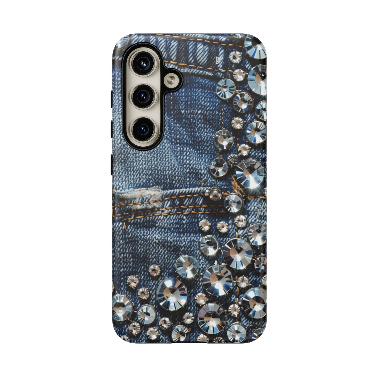 Blue Jean Queen Rhinestone Bling Phone Case