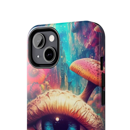 Eye of the Mushroom Psychedelic Art iPhone Case | Embrace the Trippy Enigma