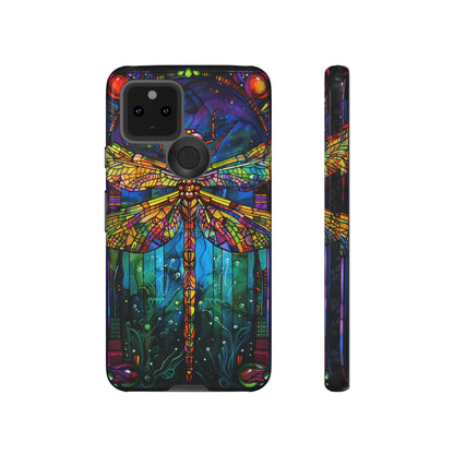 Art Deco Stained Glass Dragonfly Phone Cover