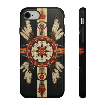 Navajo Medicine Wheel aesthetic phone case for iPhone
