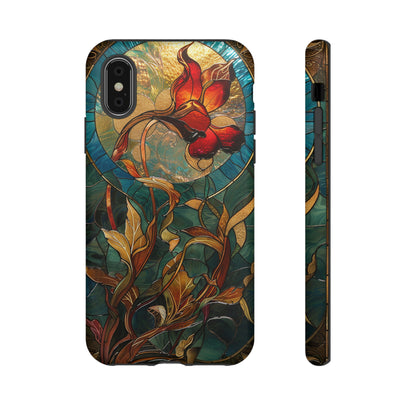 Art Nouveau Floral Full Moon Phone Case