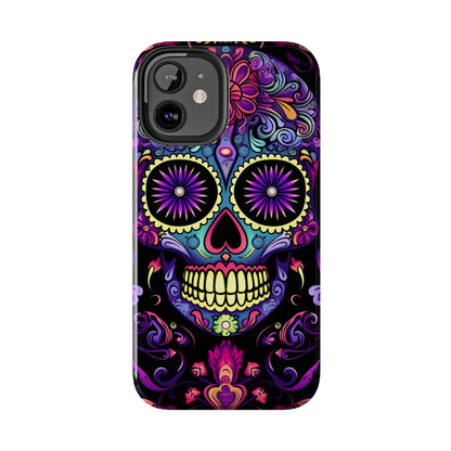 Sugar Skull iPhone Case | Dia de los Muertos Tough Case for iPhone 11, 12, 13