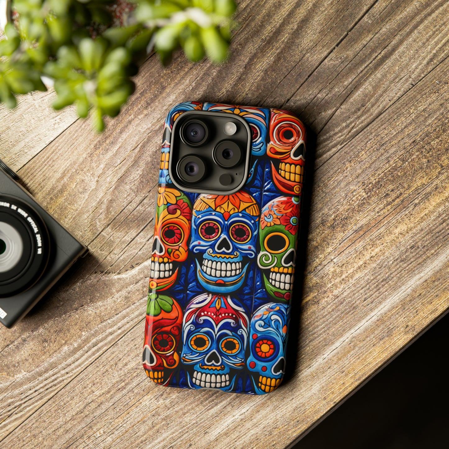 Day of the Dead Mexican Talavera Tile