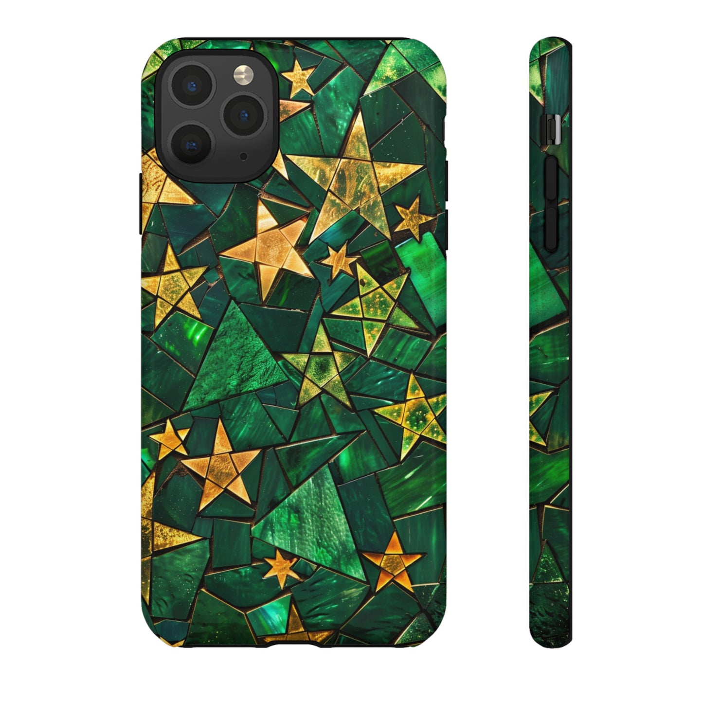 Green Celestial Stained Glass Mosaic Phone Case