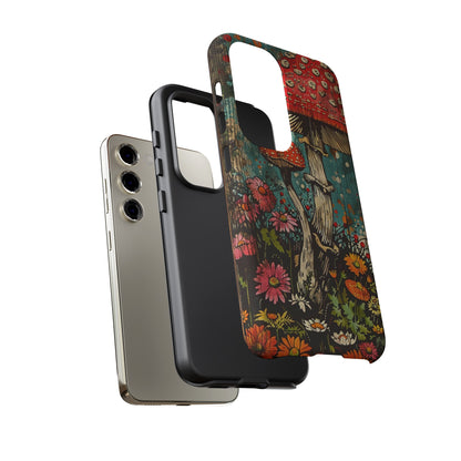 Trippy Magic Mushroom Retro Art Phone Case