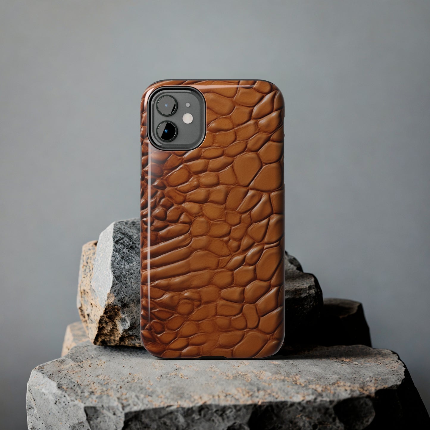 Faux Alligator Skin Textured look and style iPhone Case