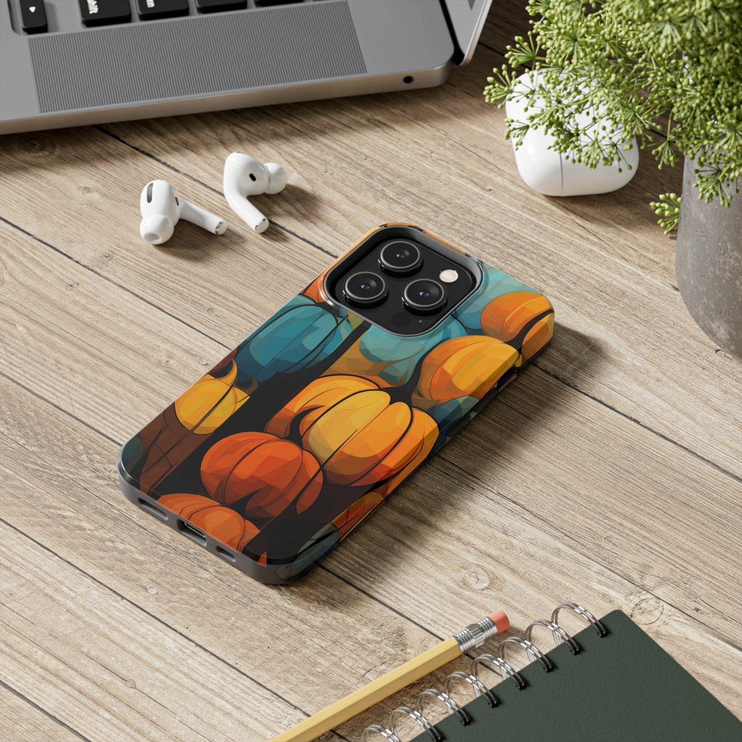 Halloween Fall Pumpkins iPhone Case | Embrace the Spooky Autumn Vibes