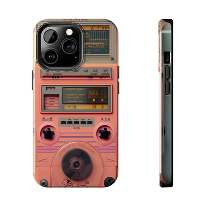 Cyberpunk Retro Walkman Nostalgia | Vintage Beats Revival iPhone Case