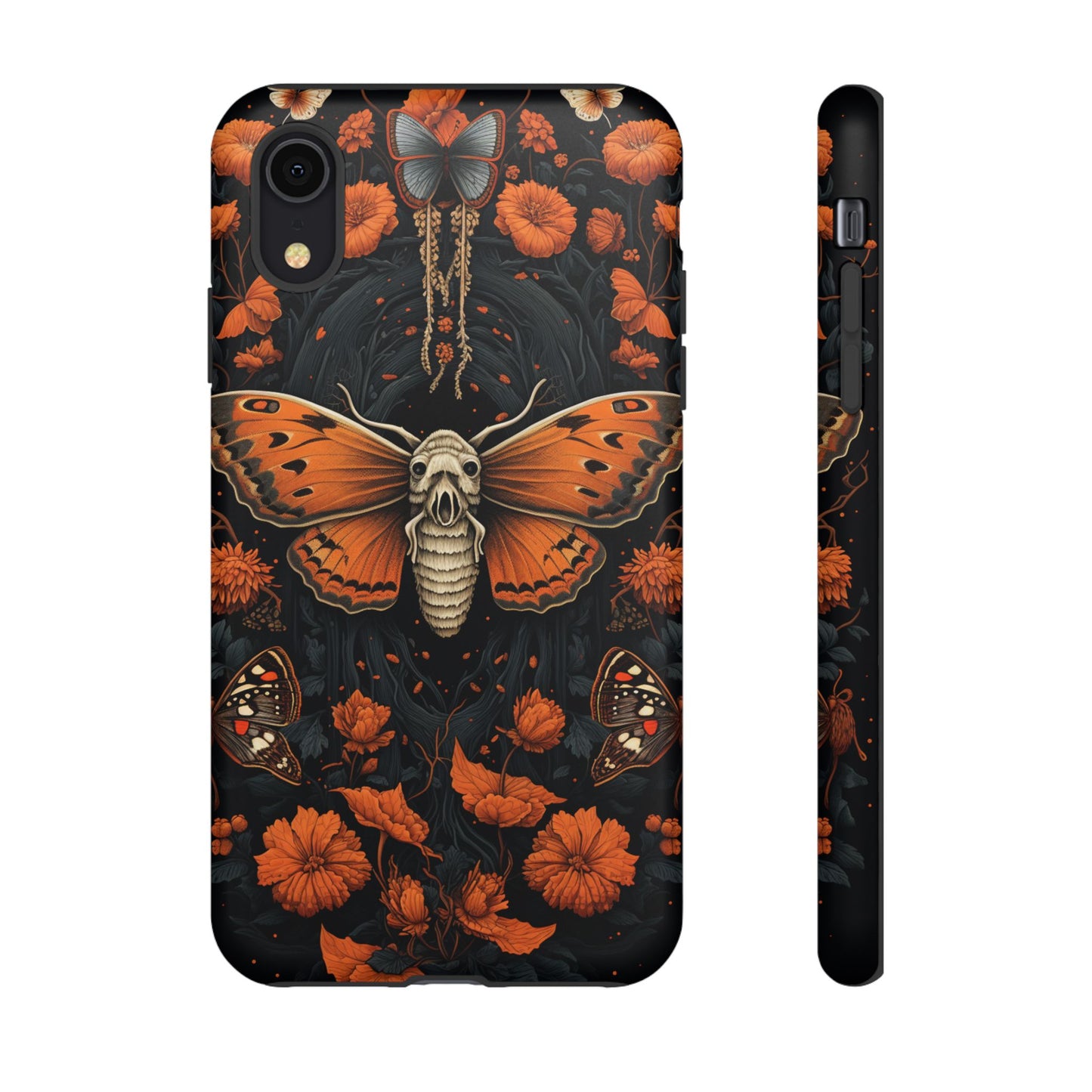 Eerie Elegance Halloween Goth Moth Phone Cover