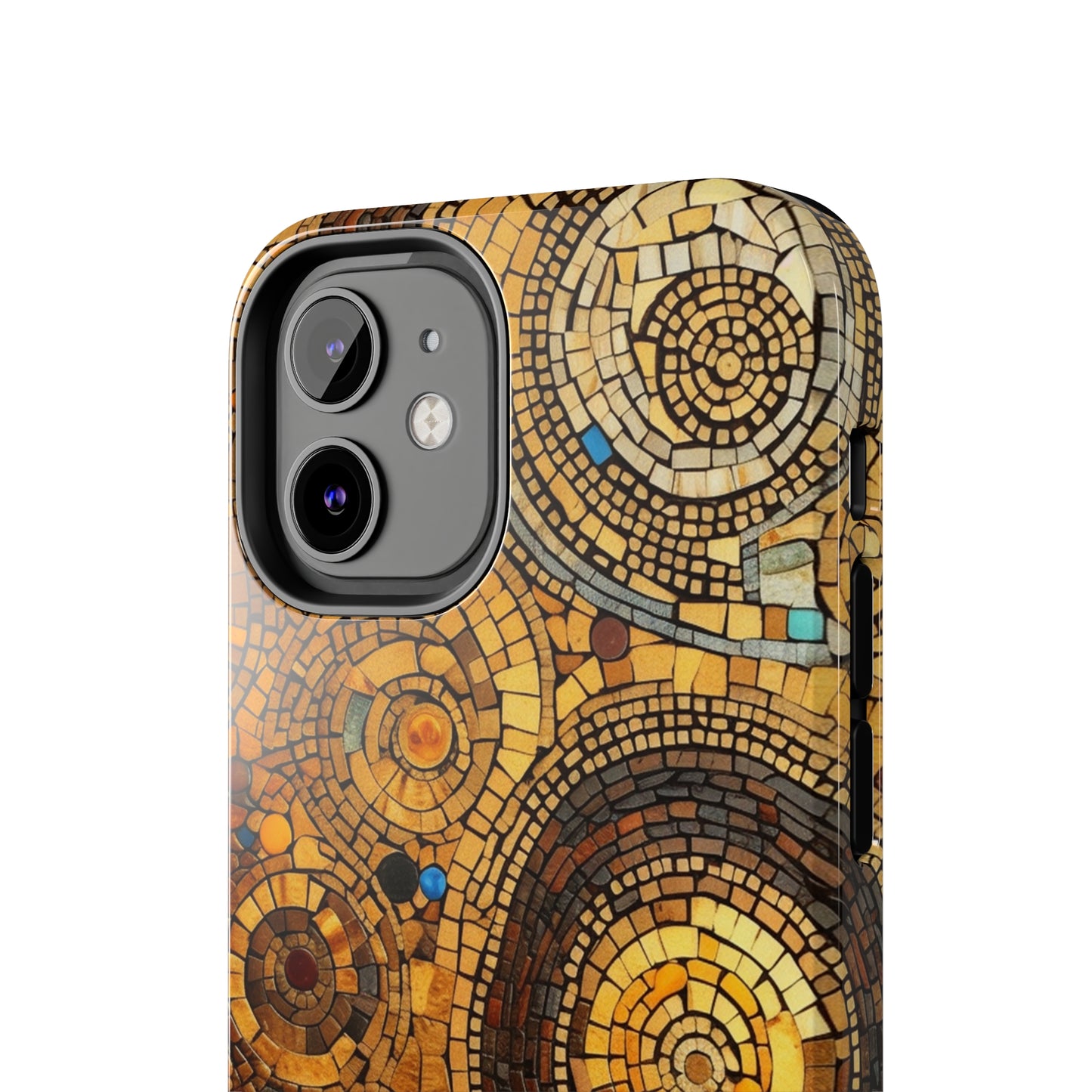 Golden Spiral Tile iPhone Case | Add Glamour and Elegance to Your Device