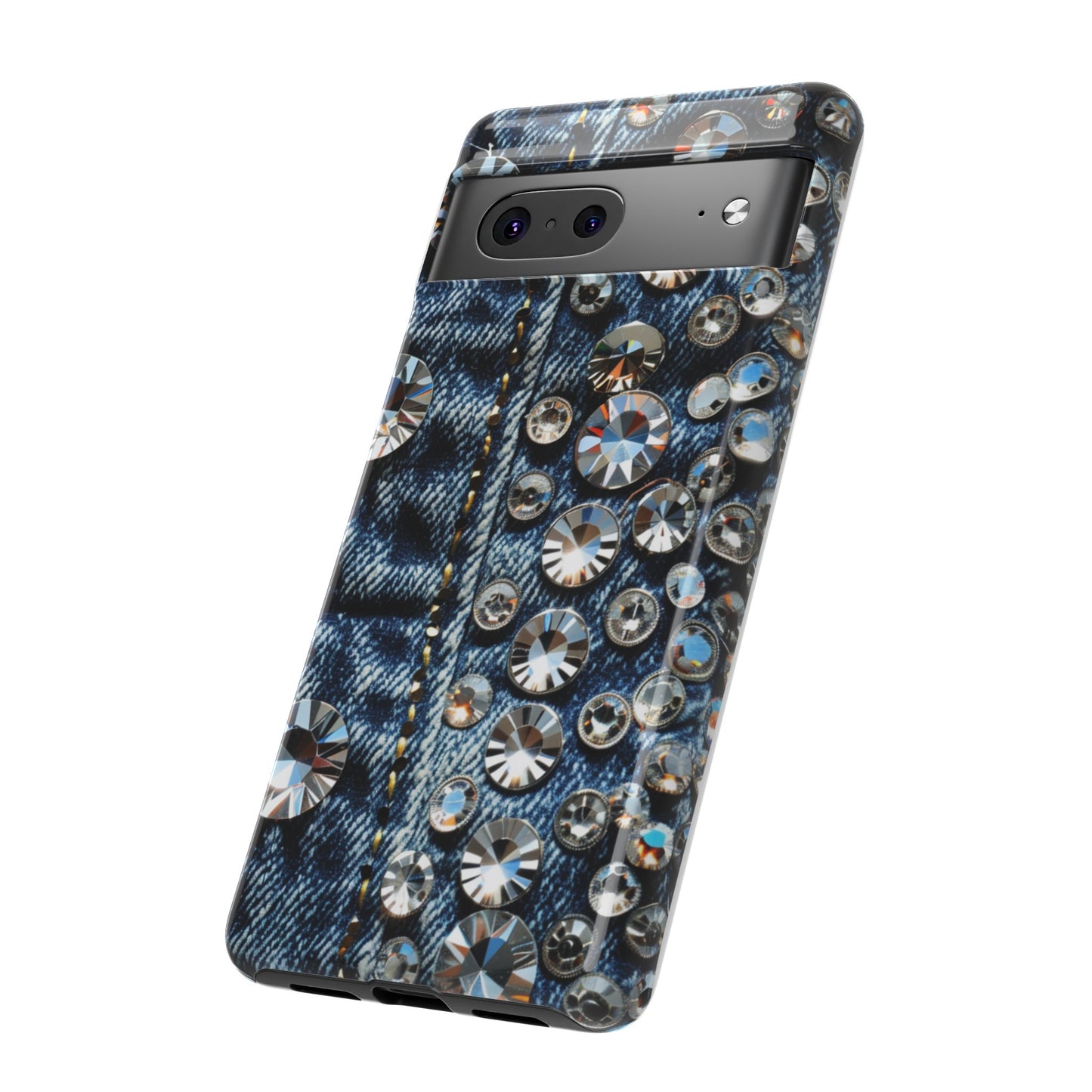 Blue Jean Queen Rhinestone Bling Phone Case