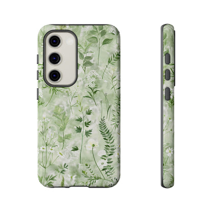 Floral Sage Green Wildflower Phone Case