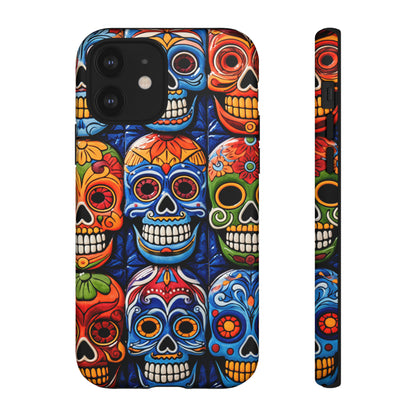 Day of the Dead Mexican Talavera Tile