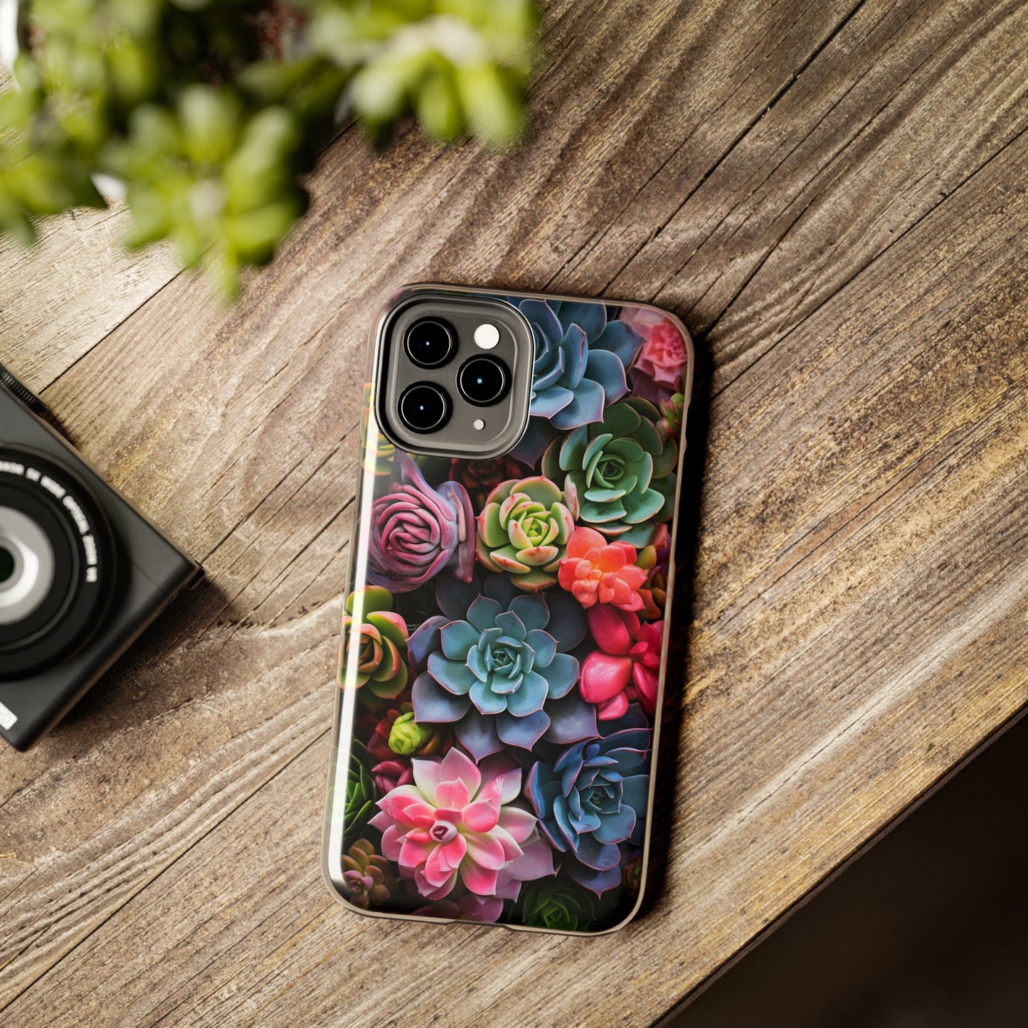 Succulent Desert Cactus Floral iPhone Case | Embrace the Beauty of Arid Elegance