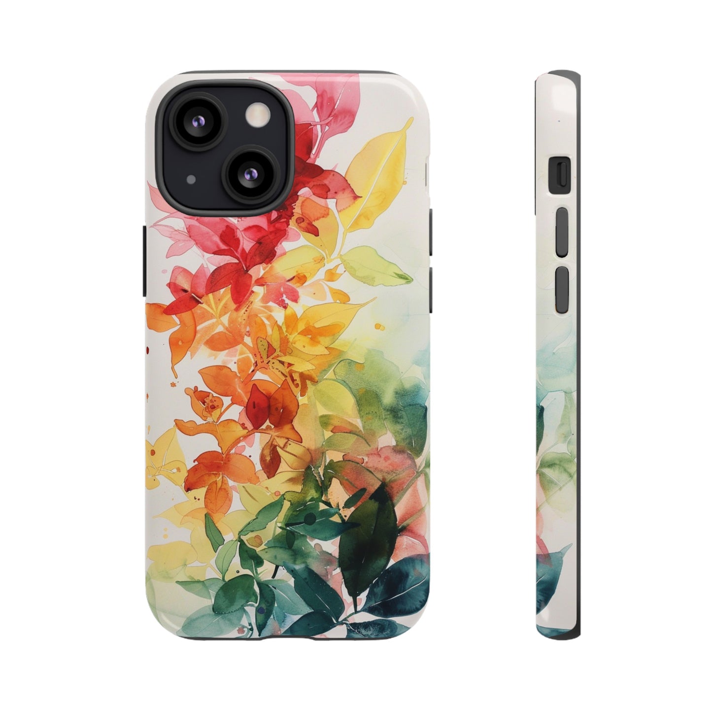 Floral Watercolor Painting iPhone 15 Case