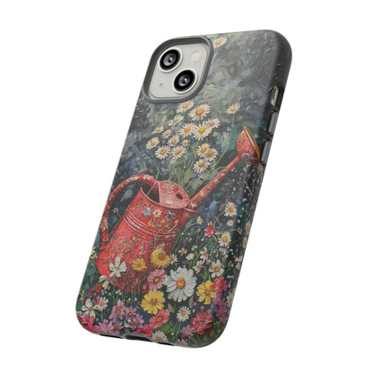 Flowers and Watering Can Floral Oil Painting Phone Case