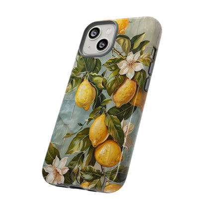 Mediterranean Lemon Tile Oil Painting iPhone 13 Case