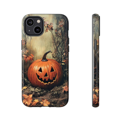 Vintage Style Halloween Jack-o'-Lantern Phone Cover