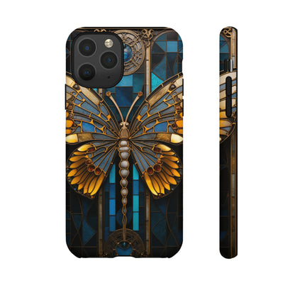 Stained Glass iPhone Butterfly Floral Aesthetic Art Nouveau