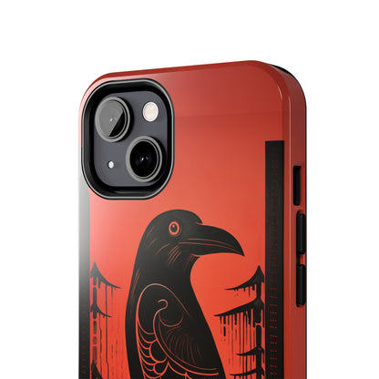 Mystic Totem: Northwest Native American Tribal Raven | Cultural Heritage iPhone Case