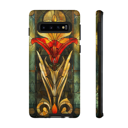 Art Deco Stained Glass floral Phone Case