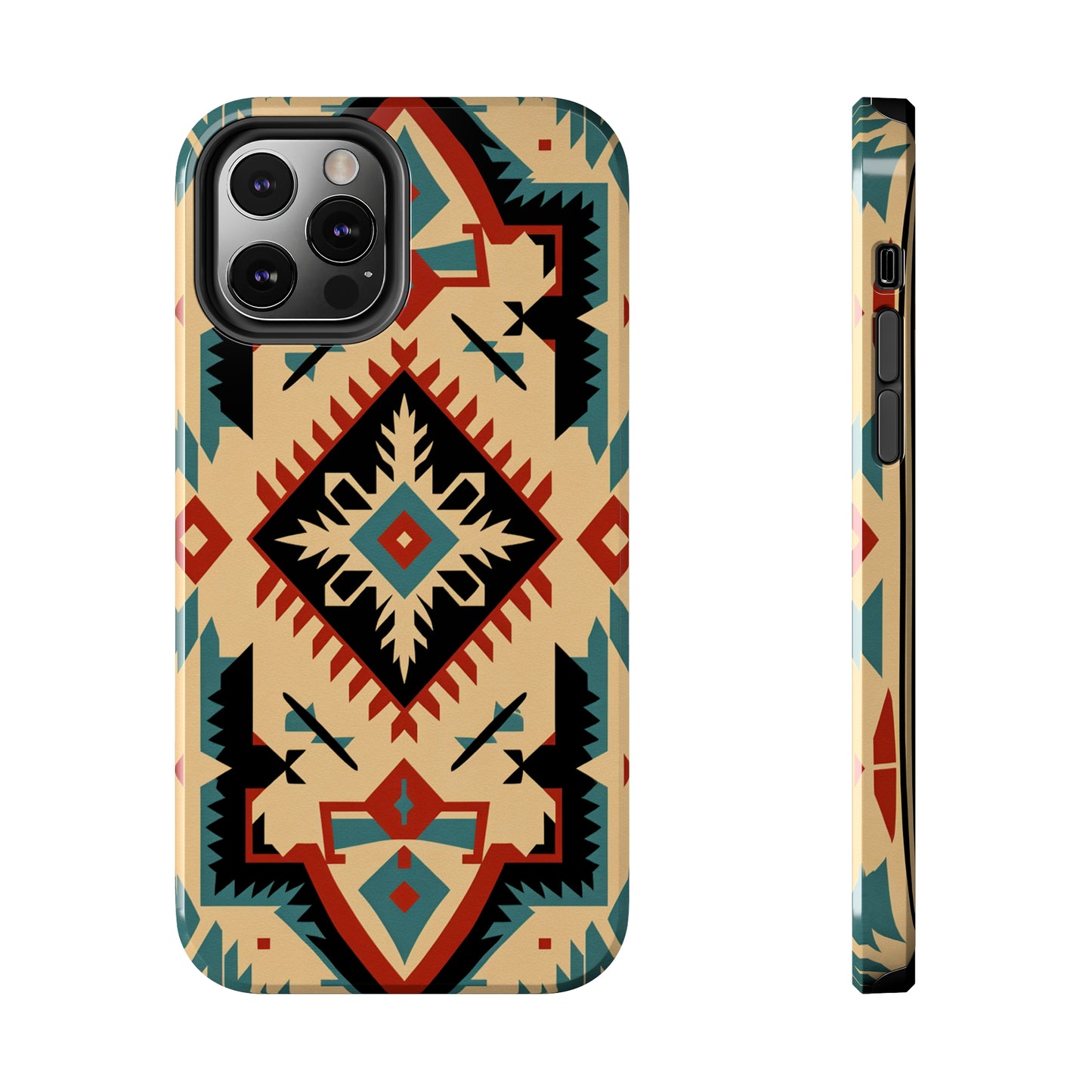 Native American Santa Fe Style Abstract iPhone Case