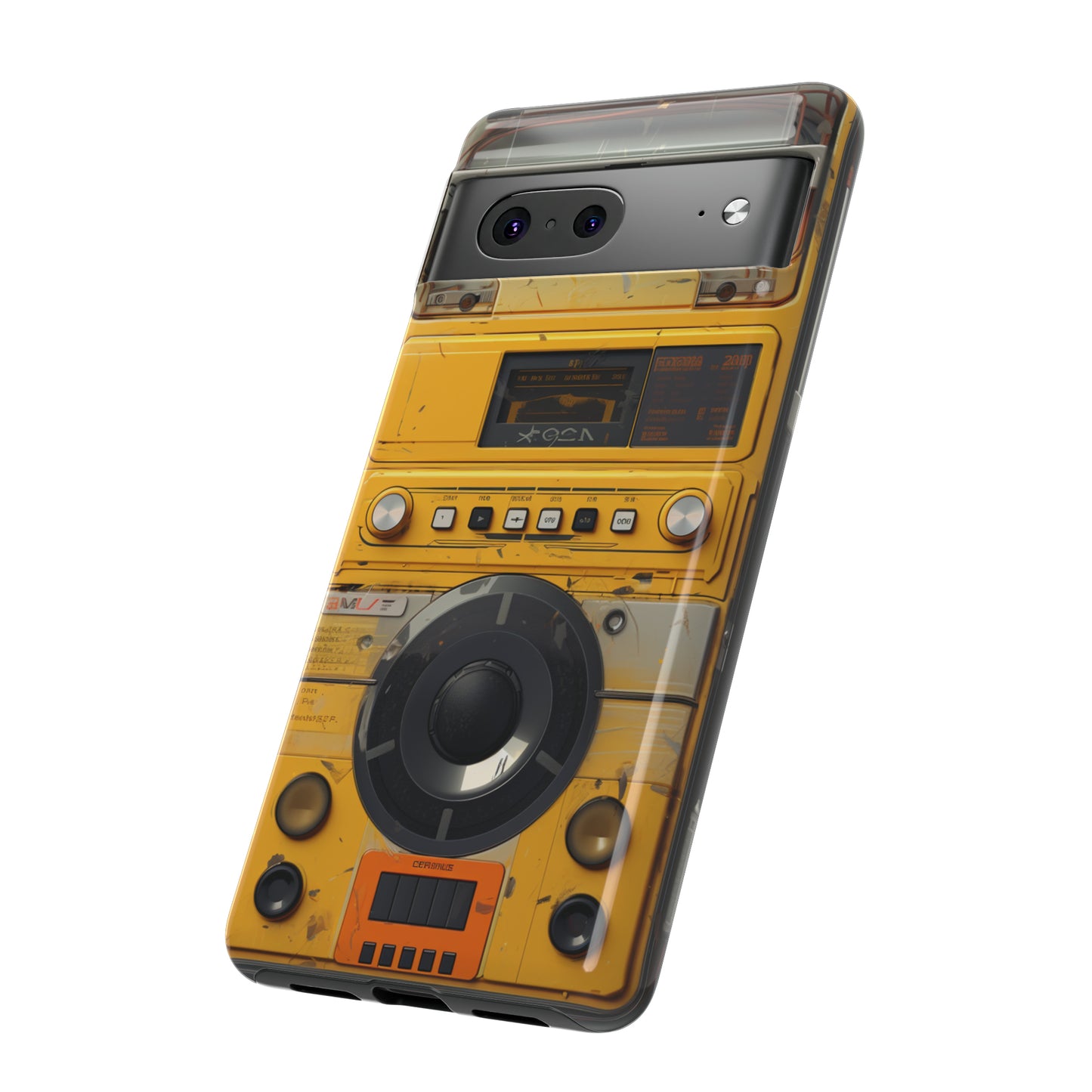 Cyberpunk Techno Gadget Walkman: Premium Phone Tough Case for iPhone, Samsung Galaxy, and Google Pixel